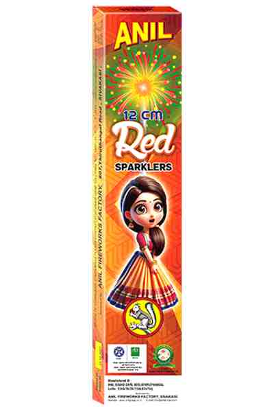 12 CM DELUXE RED SPARKLERS